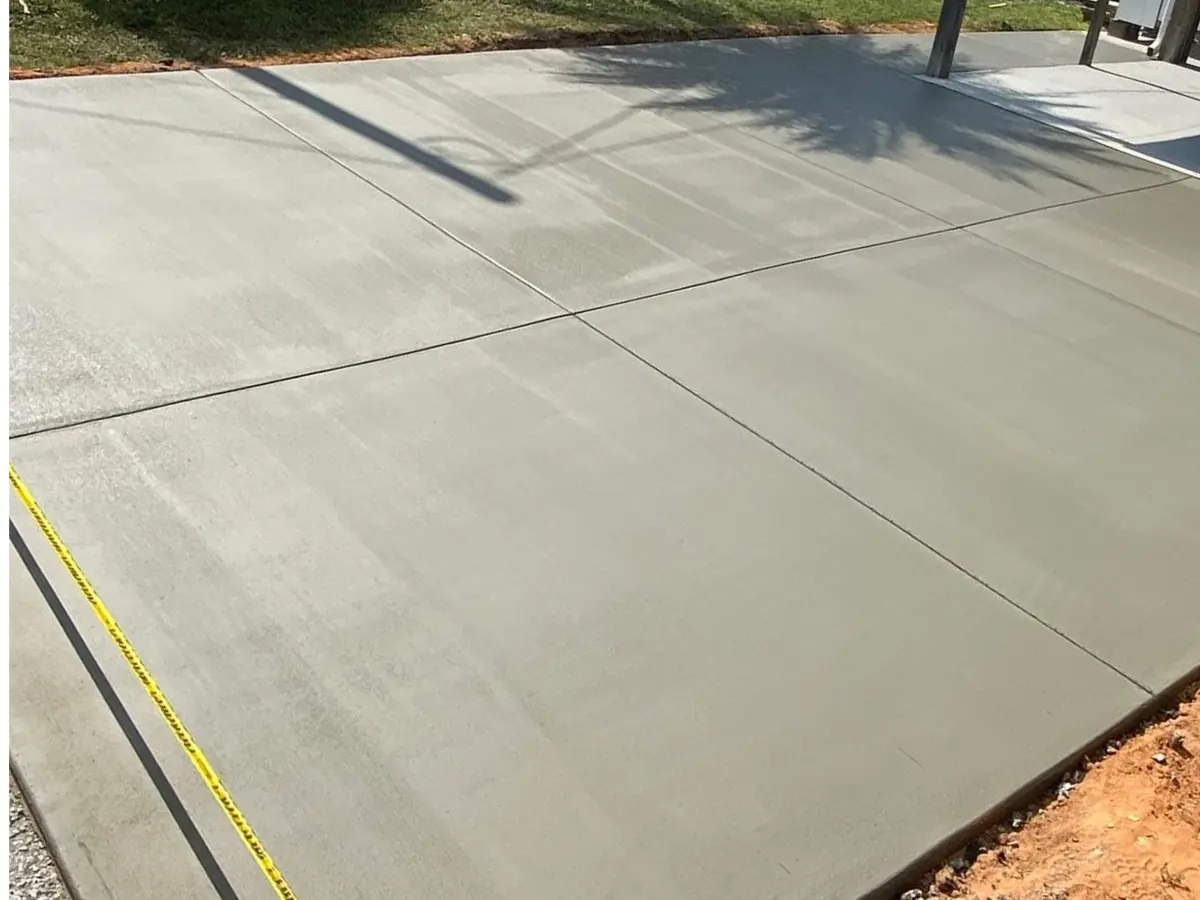 Fresh new driveway