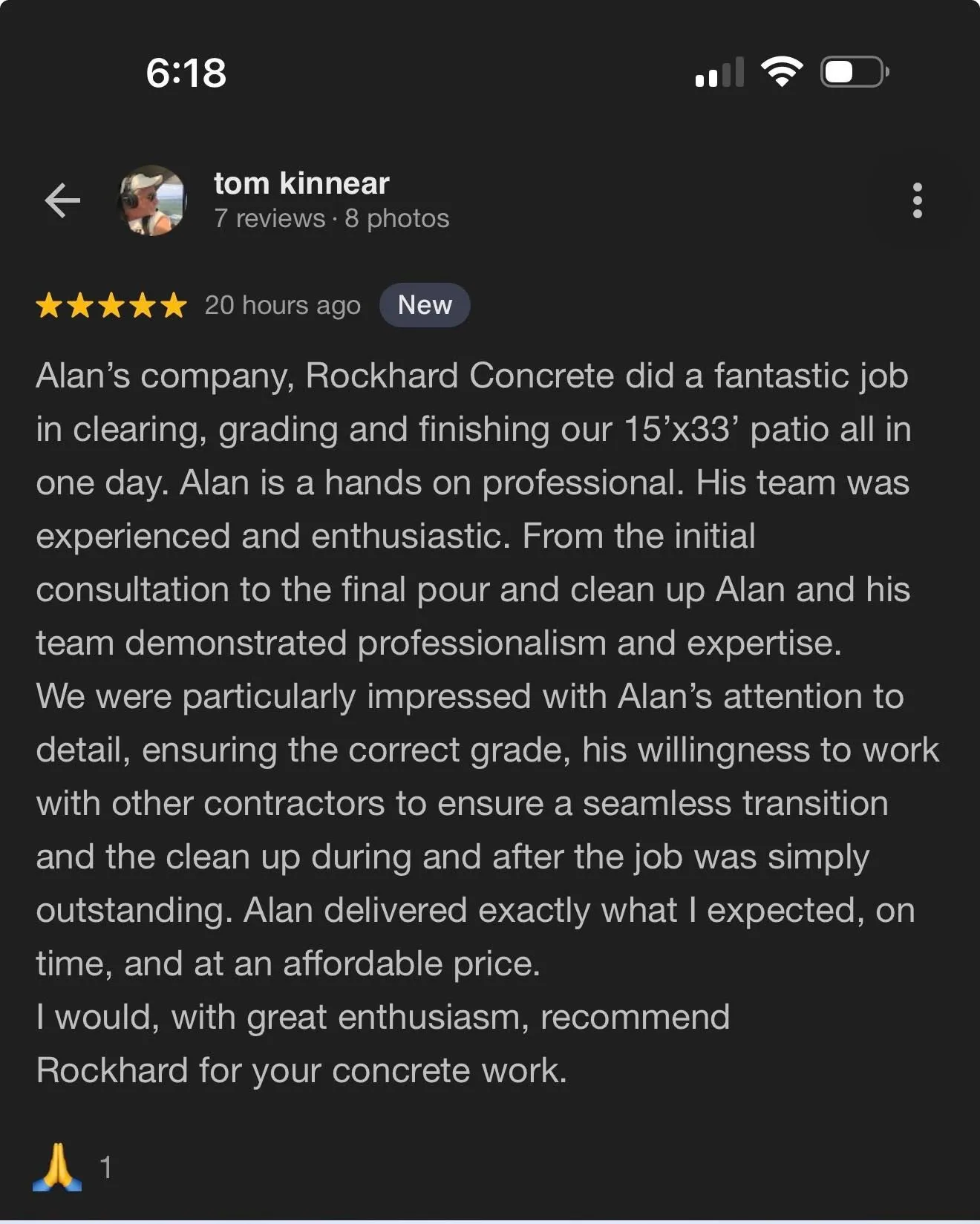 Concrete work by Rock Hard Concrete